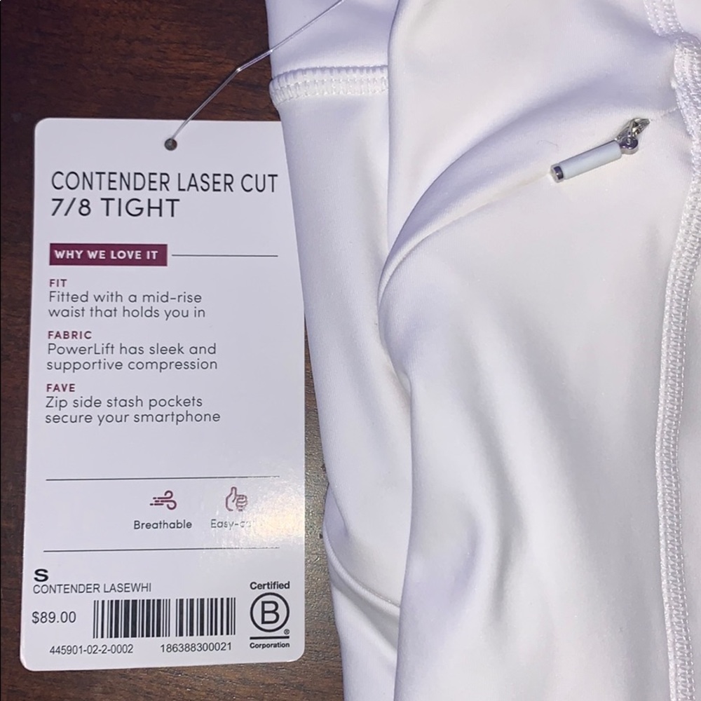 Athleta Contender Laser Cut 7/8 Tight